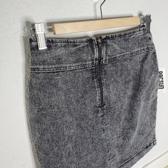 Pacsun Nollie black denim skirt Size Small NWT - Picture 5 of 7